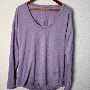 LULULEMON MEANT TO MOVE WOMEN'S LONG SLEEVE ACTIVEWEAR TOP